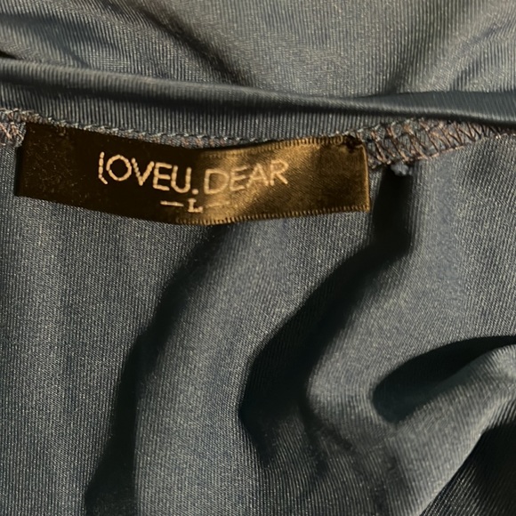 Loveu.dear blue shirt - Picture 4 of 6